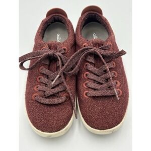 ALLBIRDS WOOL PIPER HAZY BURGUNDY SHOES LACE UP SNEAKER WOMENS Size 7